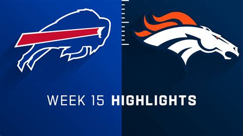 Buffalo Bills vs. Denver Broncos highlights | Week 15