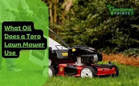 What Oil Does a Toro Lawn Mower Use (A Comprehensive Guide)