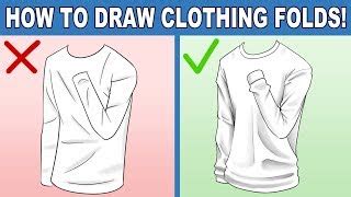 How To Draw Clothes Wrinkles - lvandcola