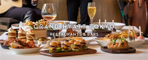 Restaurants at a luxurious Roppongi hotel, Grand Hyatt Tokyo