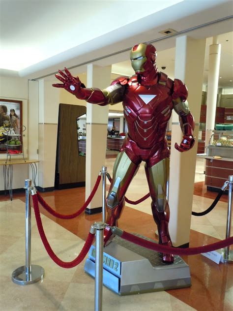 Hollywood Movie Costumes and Props: Iron Man 2 suit on display... Original film costumes and ...