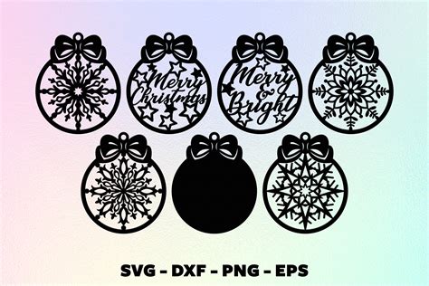 Christmas bauble svg Christmas ornaments svg (1079944) | Cut Files | Design Bundles