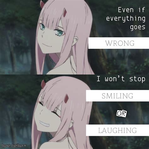 Darling In The Franxx Quotes Zero Two thanks for watching