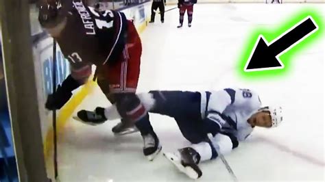 Mikhail Sergachev Injury after Alexis Lafreniere Collision (FULL CLIP ...