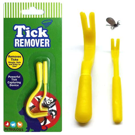 Tick Remover Tool Kit Device for Dogs, Cats and Other Pets - 2 Per Pack (Small and Large) - SAFE ...