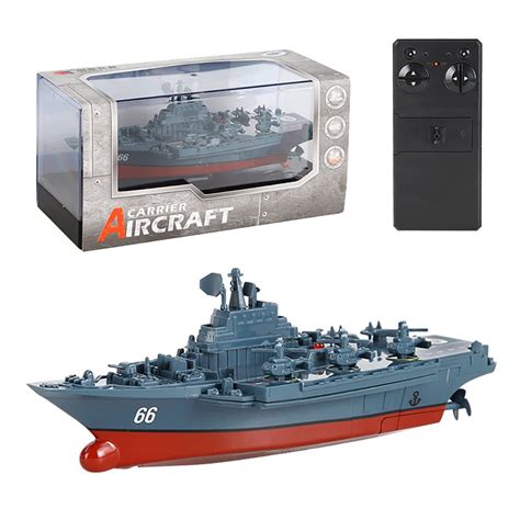 Buy NEXTAKE Remote Control Warship Toy, 2.4G RC Aircraft Carrier Remote ...