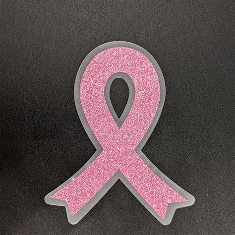 Pink Ribbon Decal - Etsy