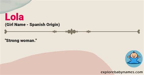 Lola Name Meaning, Origin, Pronunciation, and Ranking