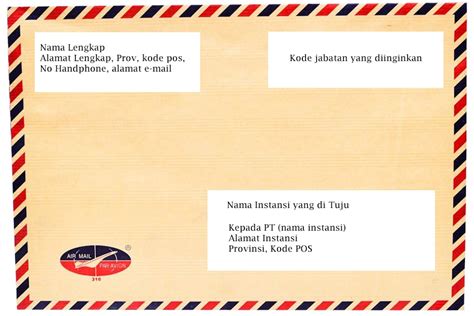 Cara Tulis Alamat Di Sampul Surat - Delinewstv