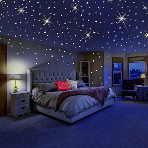 Amazon.com: Glow in The Dark Stars for Ceiling or Wall Stickers ...