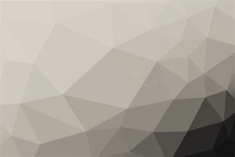 Black and White Platinum Gradient Triangle Background, Abstract Polygon ...