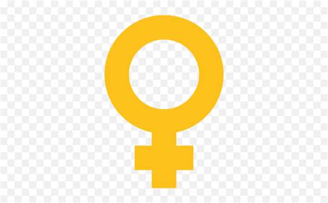 Female Sign Emoji - Female Sign Emoji Yellow,Male Symbol Emoji - free ...