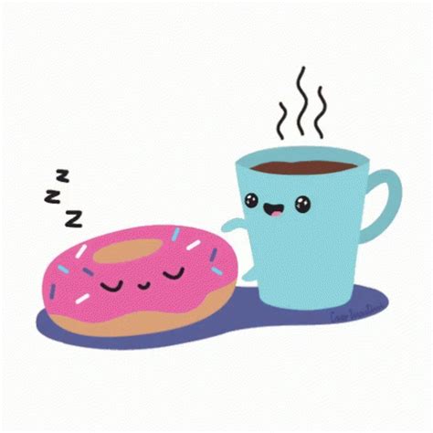 Good Morning Coffee GIF - GoodMorning Coffee Donut - Discover & Share GIFs