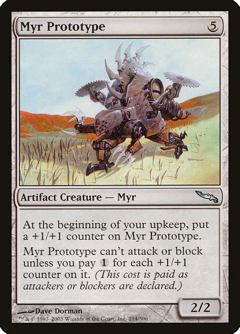 Myr Prototype · Mirrodin (MRD) #214 · Scryfall Magic The Gathering Search