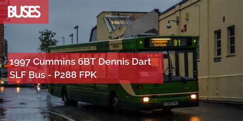 1997 Cummins 6BT Dennis Dart SLF Bus - P288 FPK