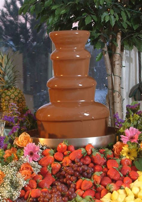 Definitely having a chocolate fountain... | Chocolate fondue fountain, Chocolate fountains ...