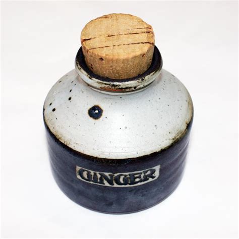 Stoneware Ginger Jar with Cork Stopper by Castle & Putten - Castle, Len ...