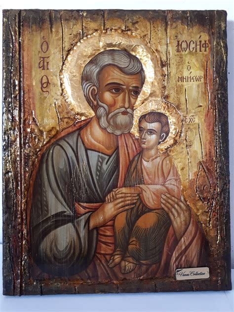 Saint St Joseph Iosif Icon-Greek Russian Byzantine Orthodox Icons