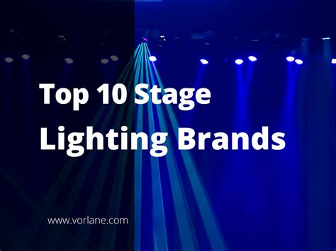 Top 10 Stage Lighting Brands - Vorlane