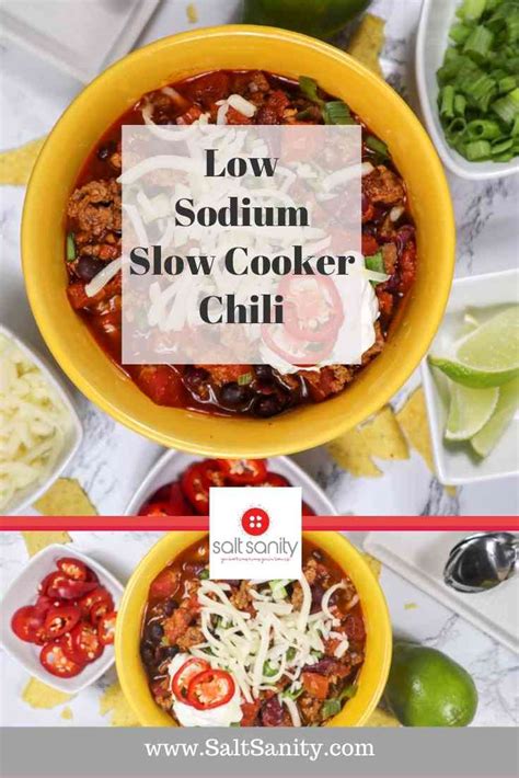 Easy Low Sodium Chili with Ground Turkey – Salt Sanity