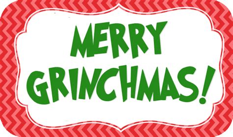 Printable Merry Grinchmas