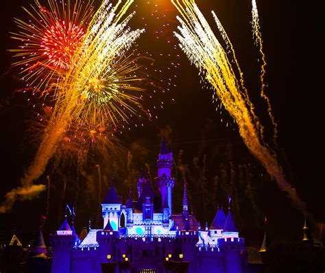 Sleeping Beauty Castle and Fireworks Photograph by Sam Amato - Pixels