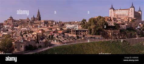 Panoramic view of Toledo, spain Stock Photo - Alamy