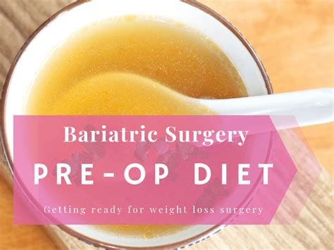 Bariatric Surgery Pre-Op Diet Guide - Mexico Bariatric Center