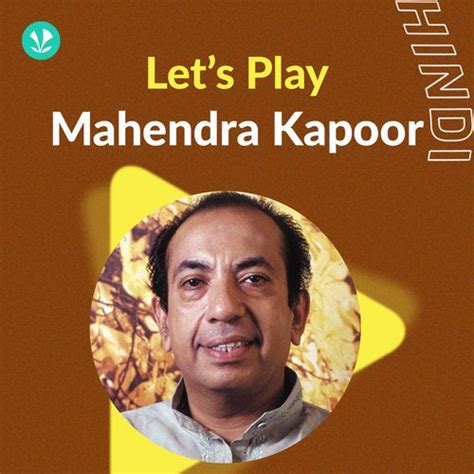 Let's Play - Mahendra Kapoor - Latest Hindi Songs Online - JioSaavn