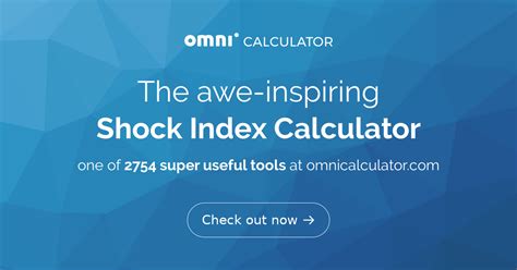 Shock Index Calculator | Shock Index formula