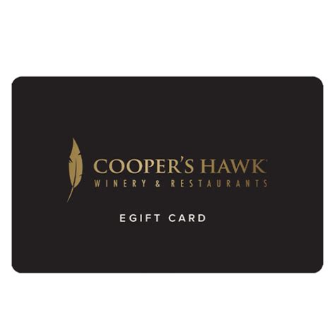 Cooper's Hawk Winery & Restaurants > Gift Cards