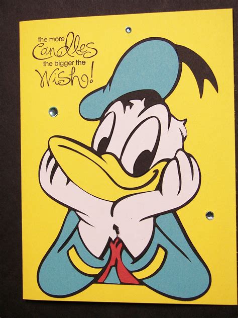 Donald Duck Birthday Card by kaleighbugkards on Etsy