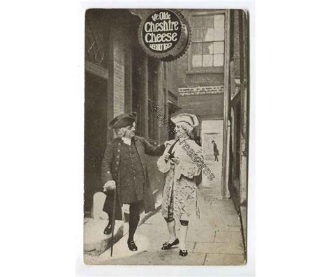 Ye Olde Cheshire Cheese vintage postcard