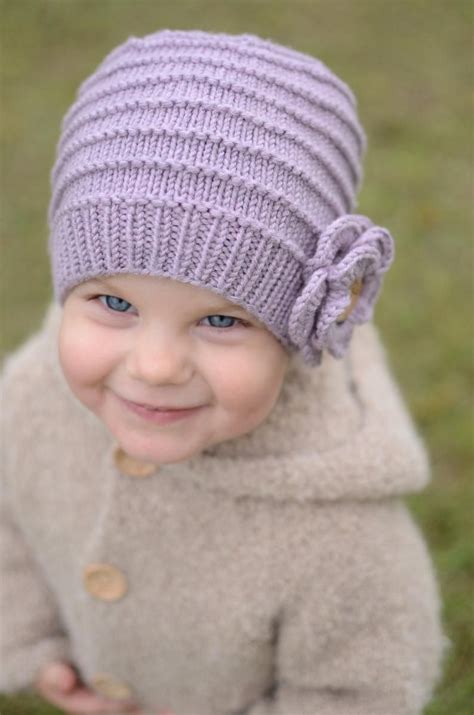 Knitted Girls Winter Hat Toddler Girl Knit Beanie - Etsy | Girls winter hats, Girls knit beanie ...