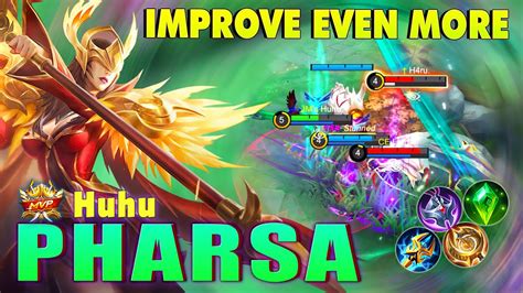 Pharsa Improve Even More! Top Global Pharsa Gameplay by Huhu ~ MLBB - YouTube