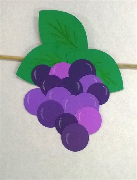 12 Spies to Canaan, Joseph & Caleb Grape Clusters Craft Kindergarten Sunday School, Sunday ...