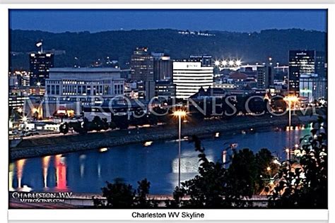 Skyline at night | Charleston, WV