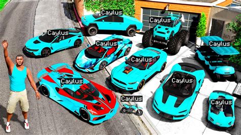 Collecting CAYLUS SUPERCARS in GTA 5! - YouTube