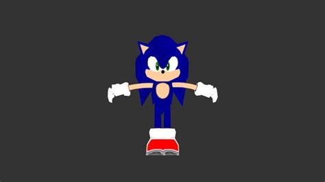 Modern Sonic (Sonic Adventure 1) - 3D model by smitty462_ [86938a3] - Sketchfab