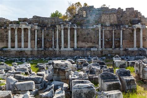 Old Ruins of the City of Side Turkey Stock Photo - Image of history, monument: 150084980