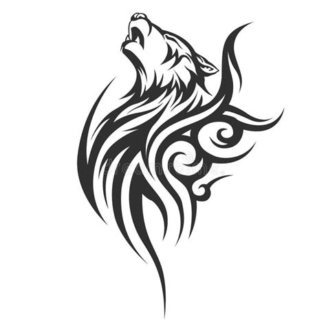 Tribal Celtic Wolf Tattoo