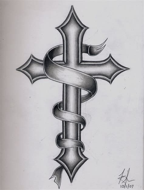 Images For > Catholic Cross Tattoo Designs For Men | Tats | Pinterest ...