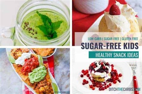 Healthy Sugar-Free Snacks - perfect for the after school panic!