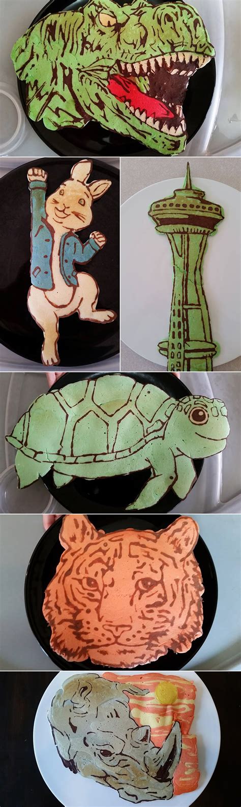 How to make pancake art - Andrea's Notebook