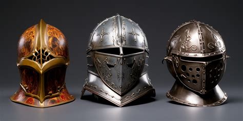 Decoding Diverse Medieval Helmet Types