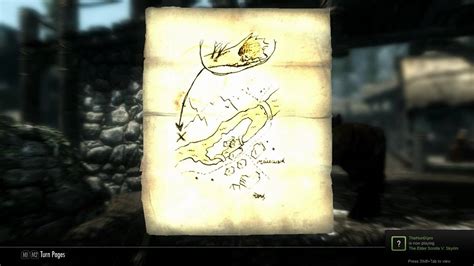 Skyrim Treasure Map 1 Guide (I) - YouTube