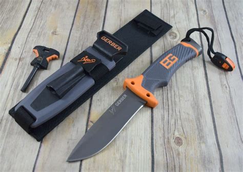 GERBER ULTIMATE FIXED BLADE KNIFE WITH SHEATH WHISTLE FIRE STARTER SHARPENER – BestBlades4Ever