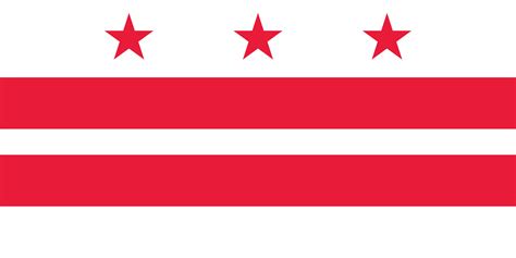 washington dc flag - Clip Art Library