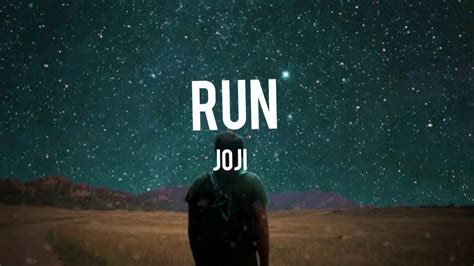 Joji - Run (Lyrics) - YouTube