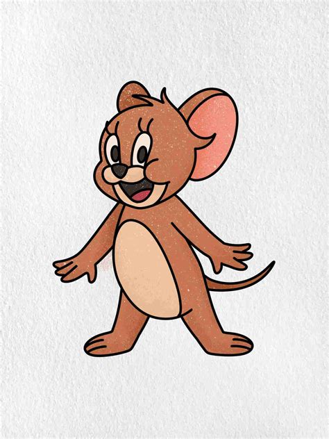 Draw Jerry Mouse - HelloArtsy